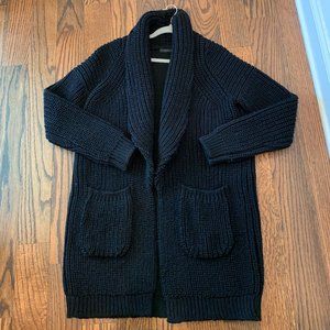 J. Crew Black Cardigan Sweater